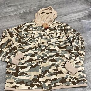 NWT camo jkt XL men’s